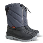 Сиви юношески апрески, pvc материя и текстилна материя - ежедневни обувки за есента и зимата N 100025110